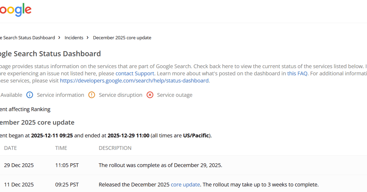 How to Optimize SEO After December 2025 Core Update | Best Practices & Tips